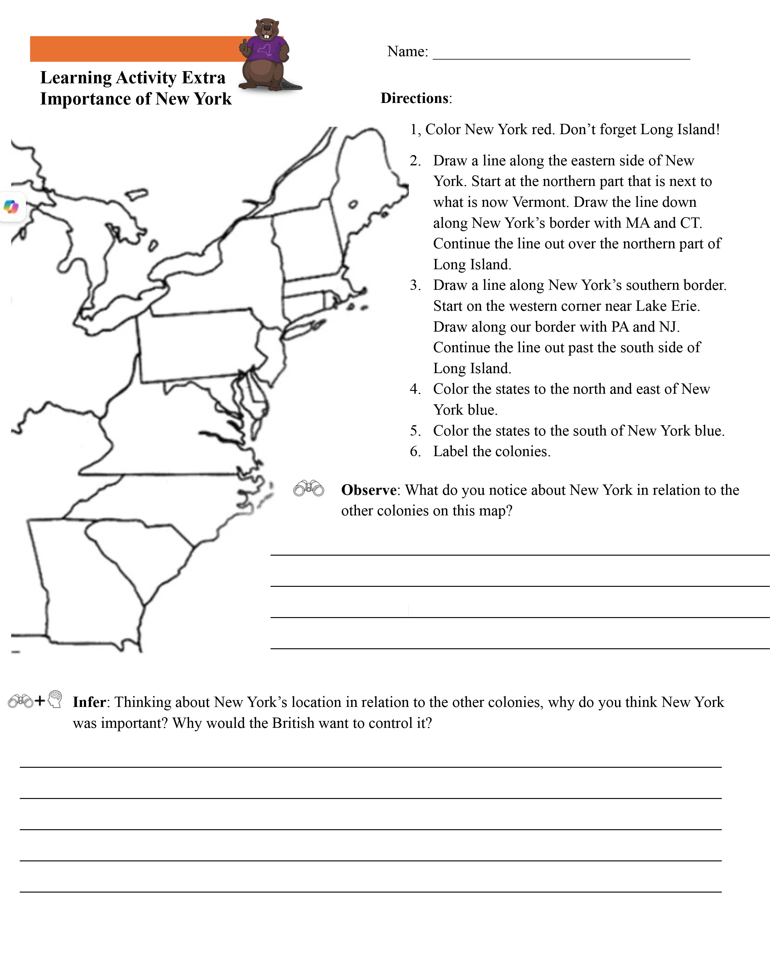 Importance of New York in the Revolution