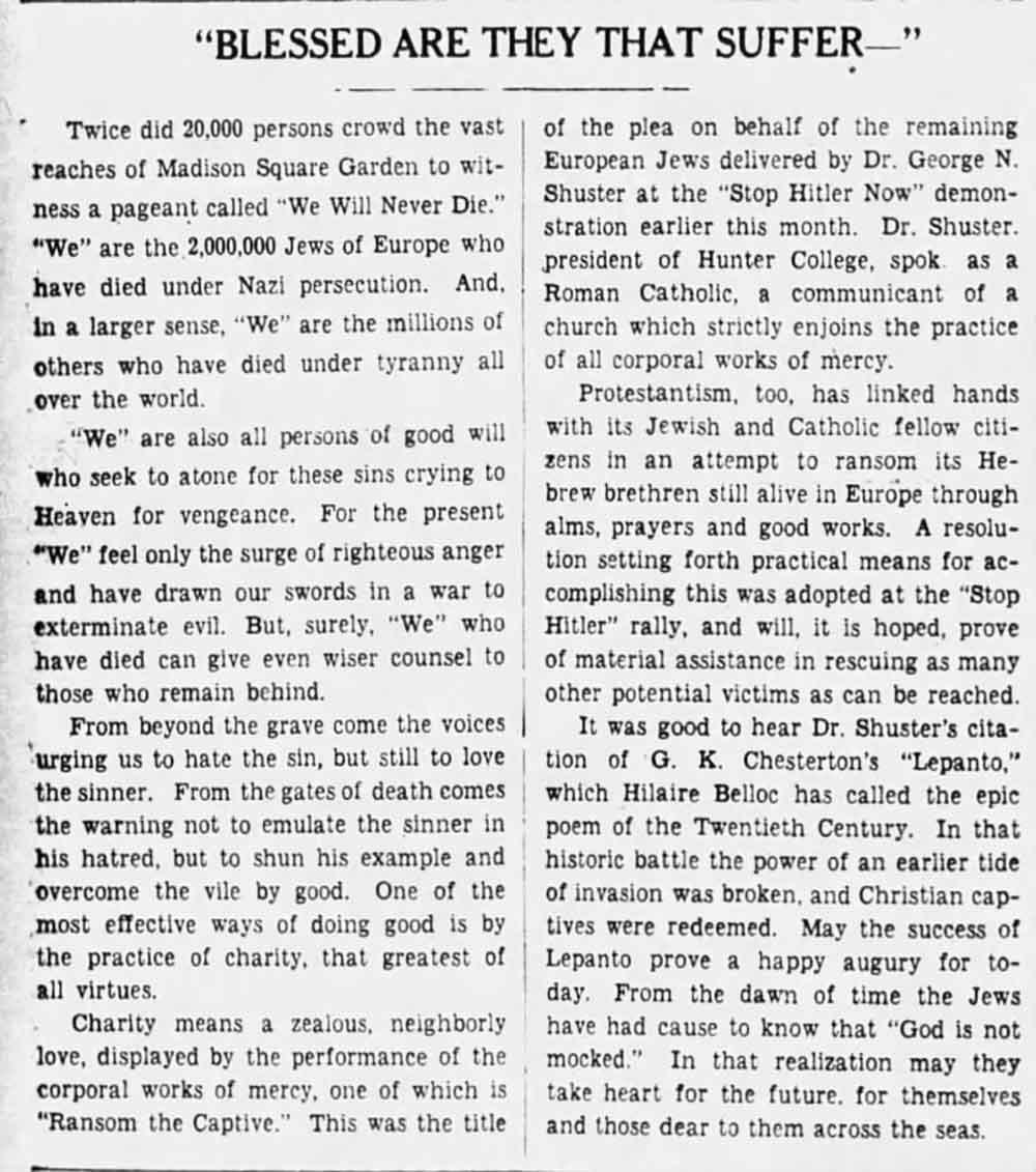 Blessed are they that suffer Blessed are they that suffer