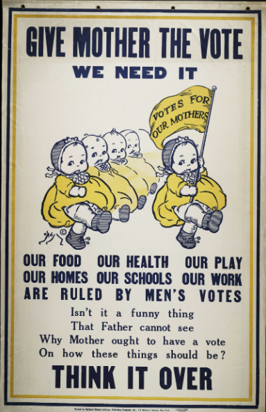 World War I Posters-Suffrage Movement