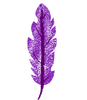 Decorative Purple Feather