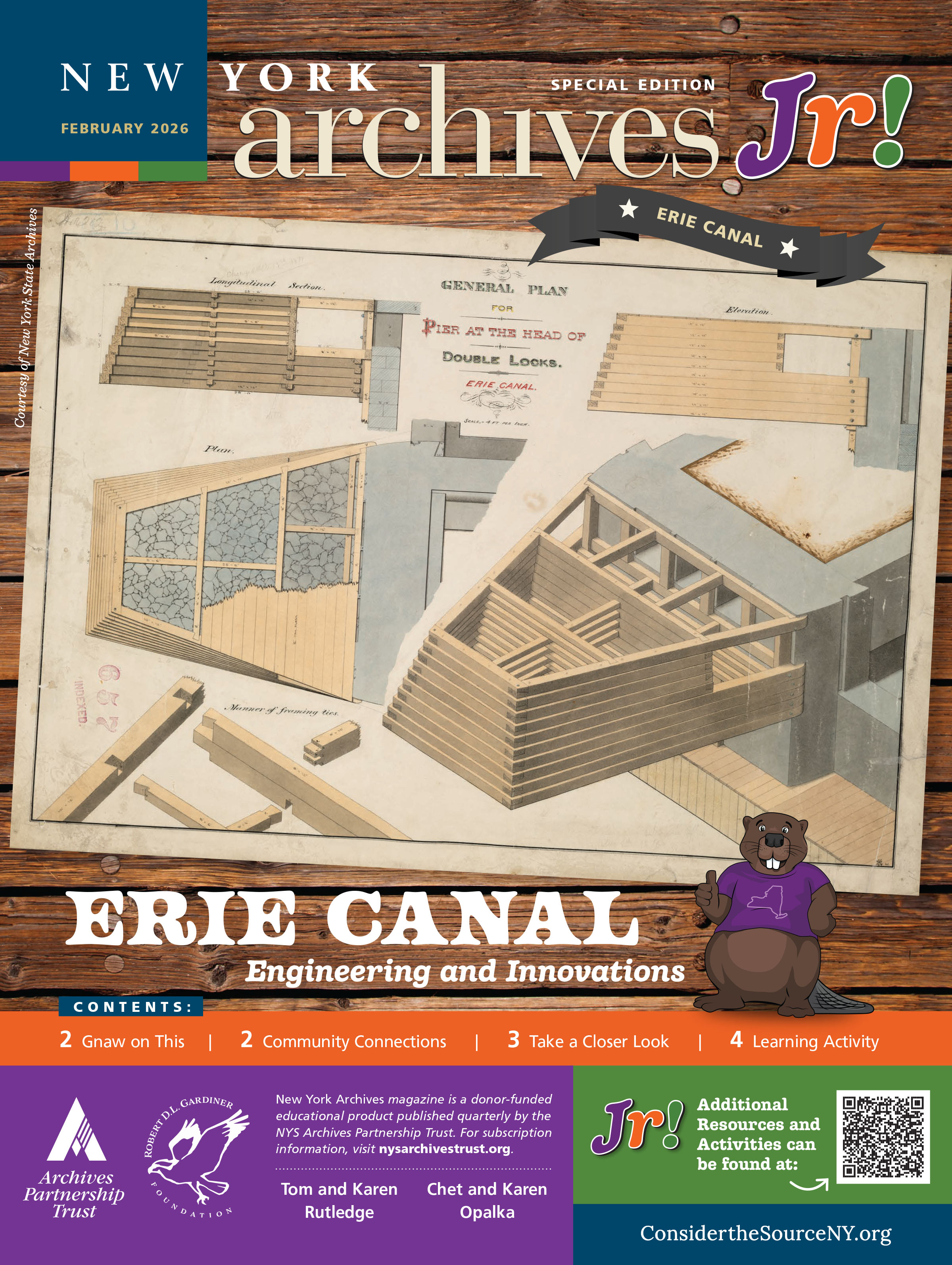 New York Archives Junior Special Edition Erie Canal Engineering and Innovations