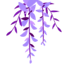 Decorative purple flower