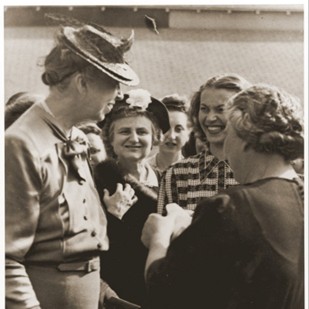 Eleanor Roosevelt Visits Fort Ontario