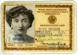 War Department ID Card for Ruth Gruber