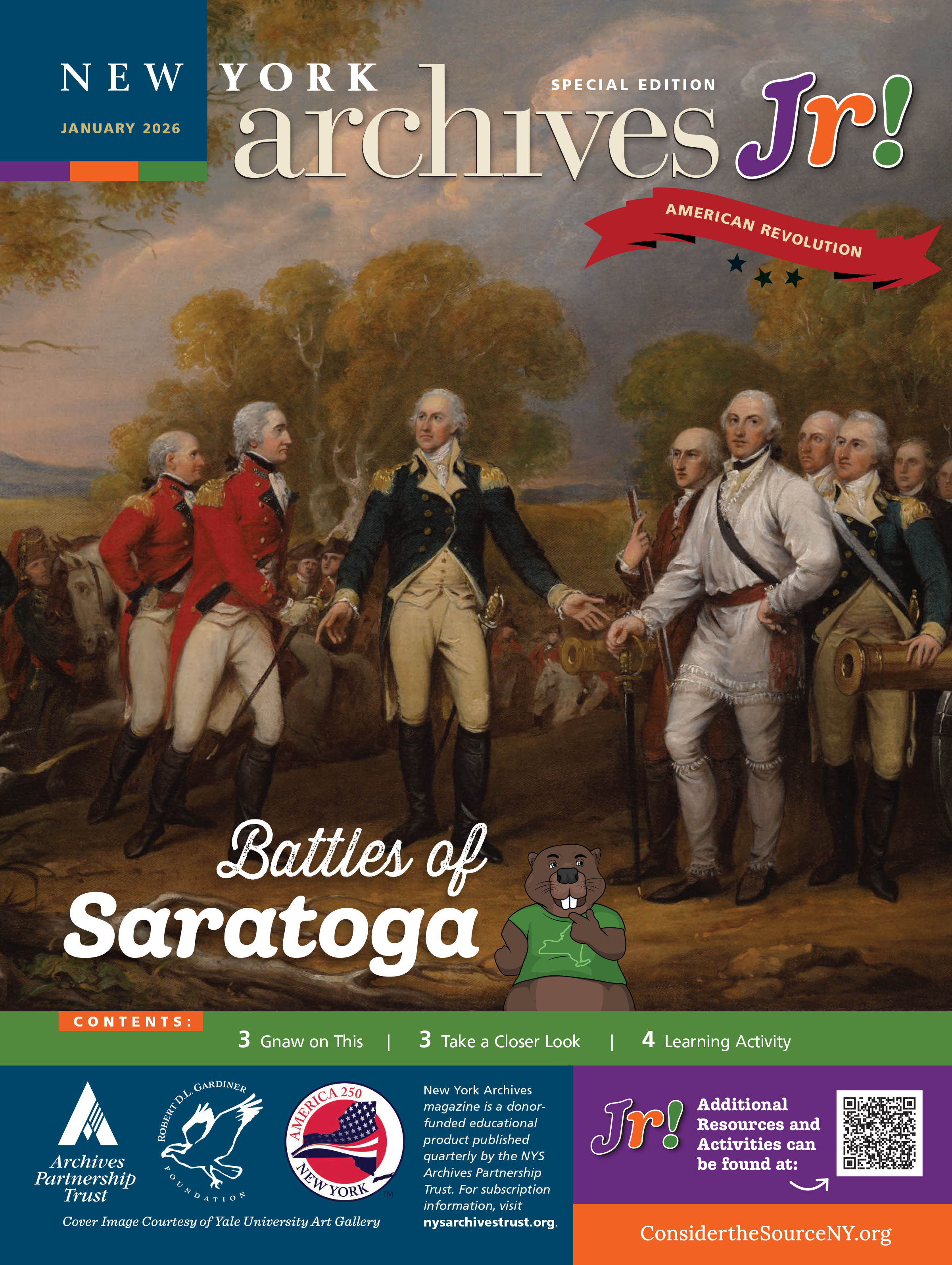 New York Archives Junior Battles of Saratoga