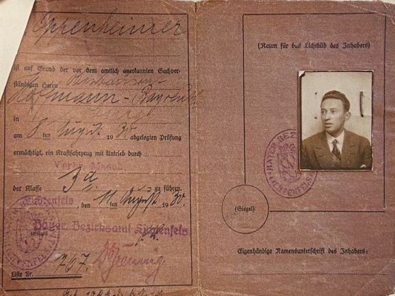 Drivers' License Alfred Oppenheimer