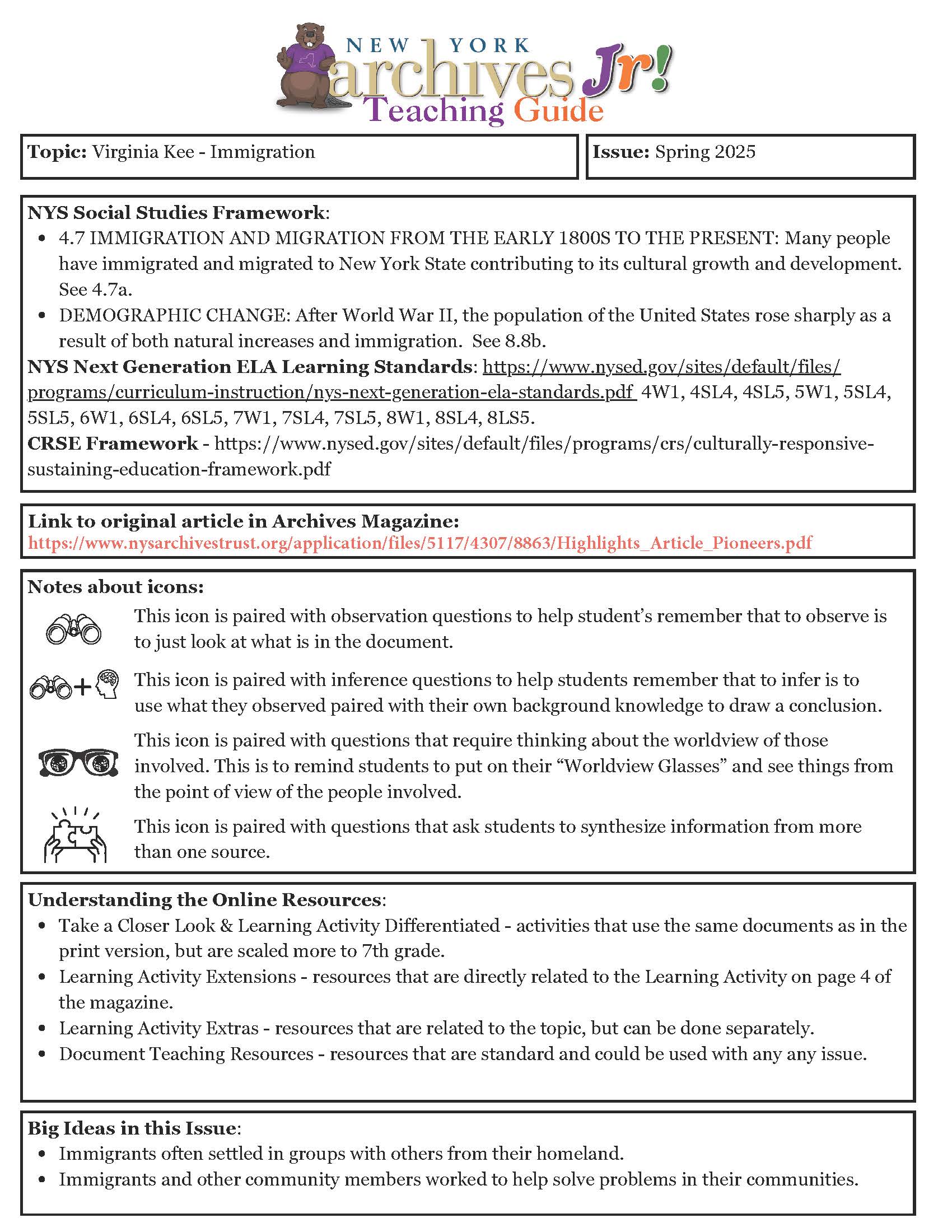 Teaching Guide