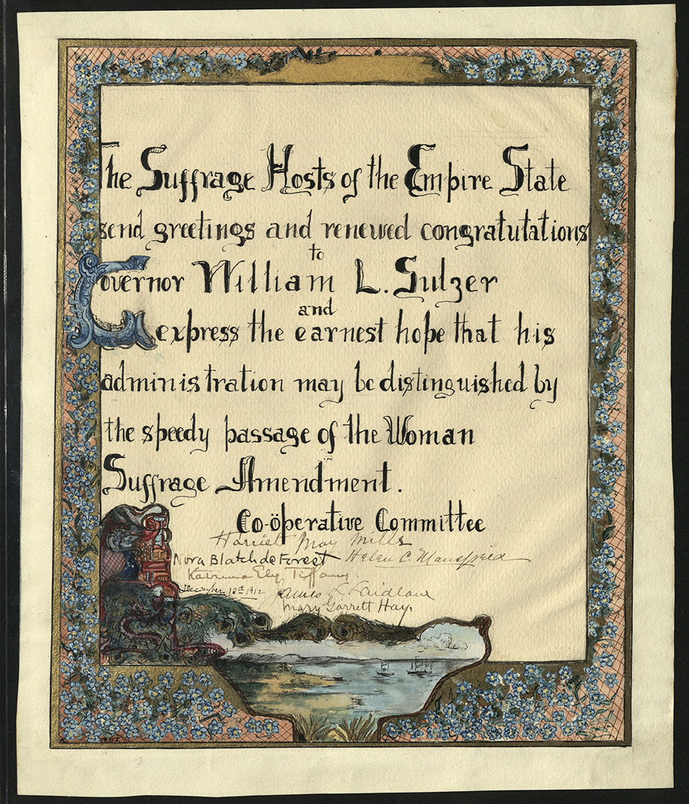 Petition in Favor of Women's Suffrage