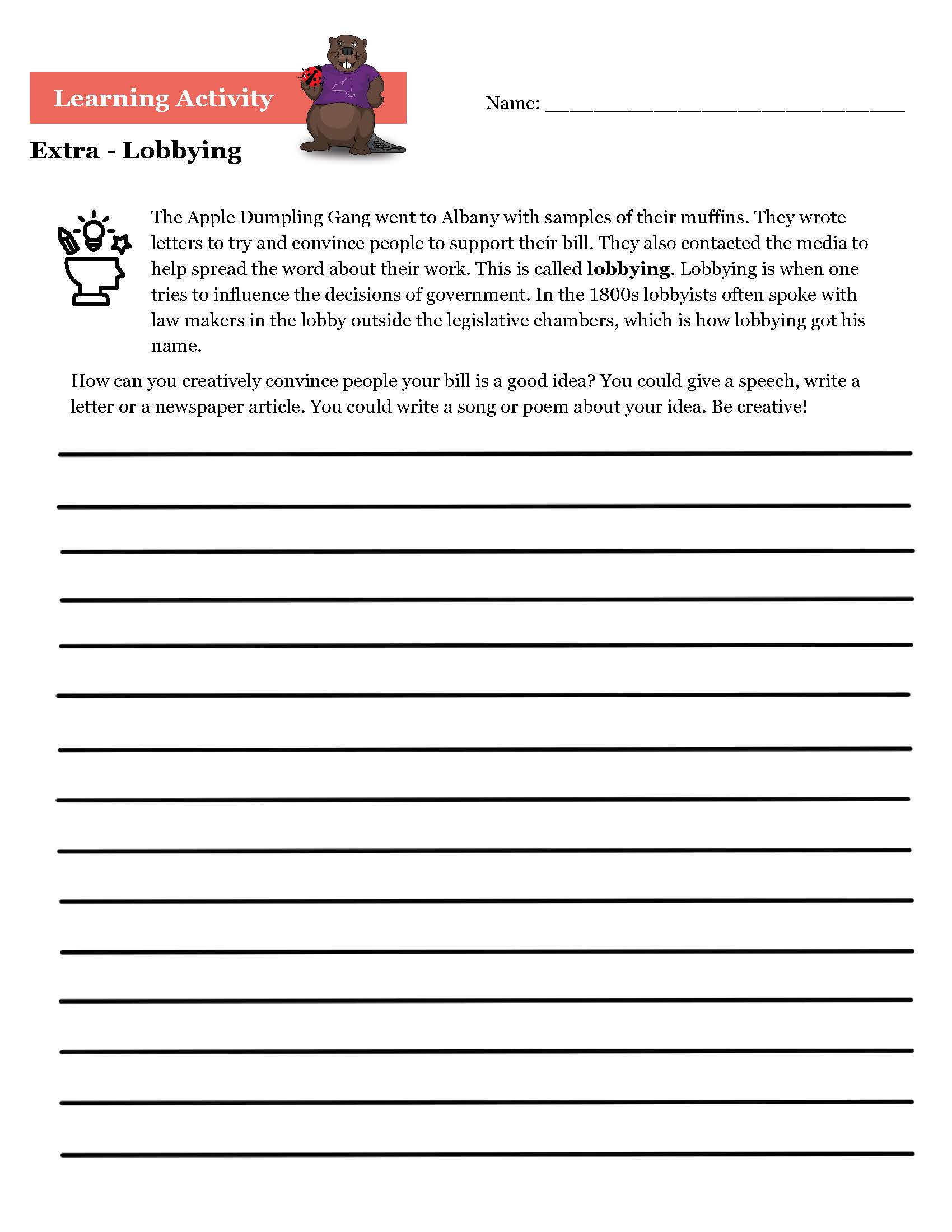 Lobbying