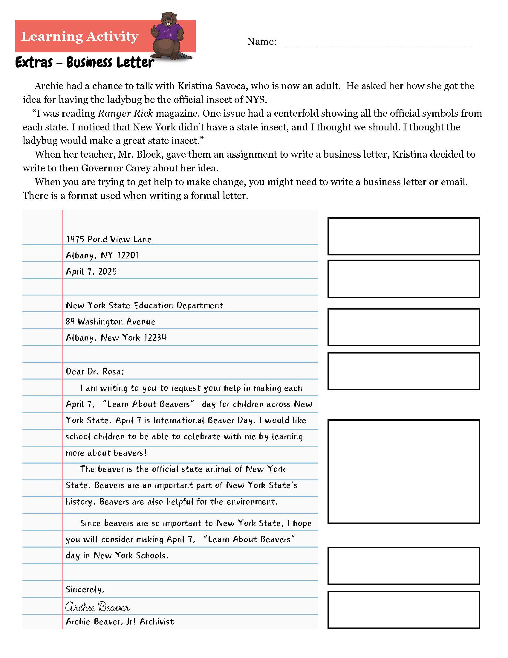 Business Letter