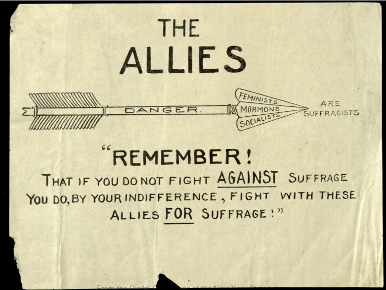 Symbolism and Political Cartoons-Anti-Suffrage Movement