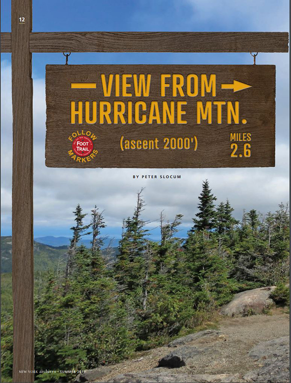 View from Hurrican Mountain Article