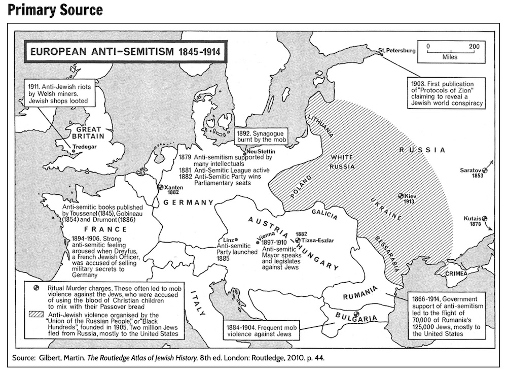 Map of Antisemitism