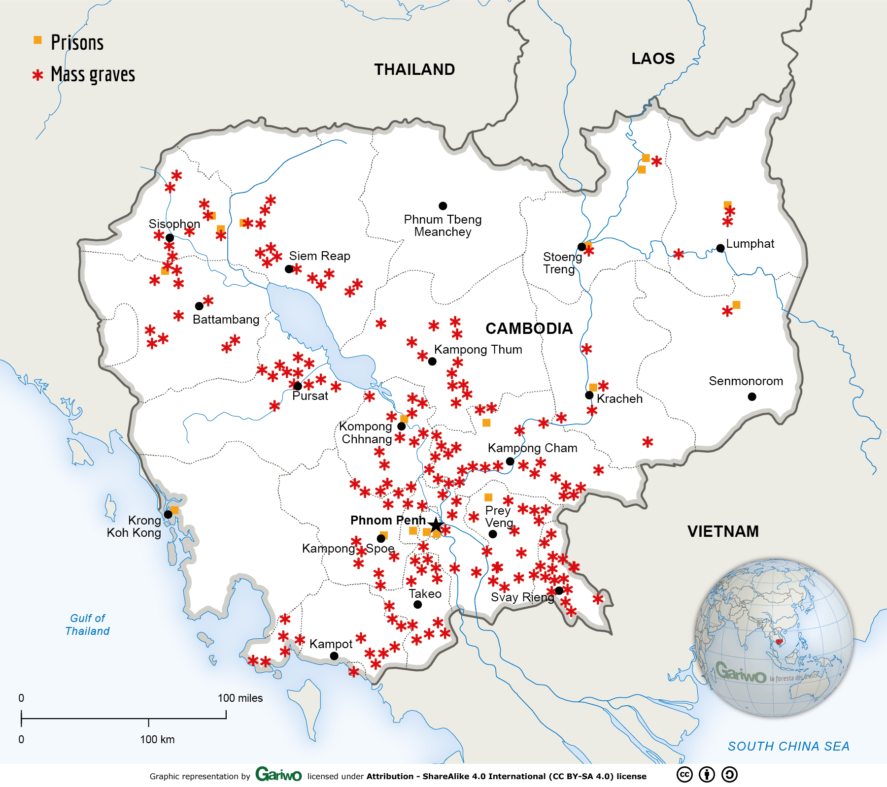 General Map of Cambodia