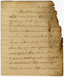 On Slavery by Daniel Tompkins June 28, 1793