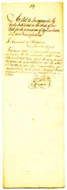 Act Incorporating the Agricultural Society of New York State
