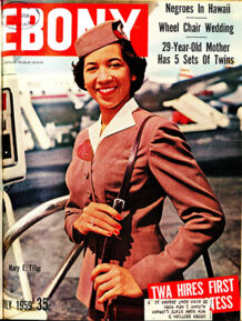 Cover of Ebony Magazine with photo of Mary Tiller