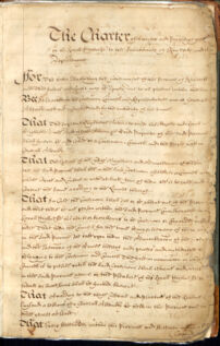 Charter of Liberties and Privileges