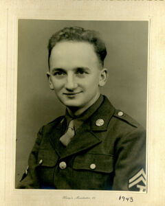 Ben Ferencz Army Portrait