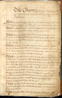 Charter of Liberties and Privileges